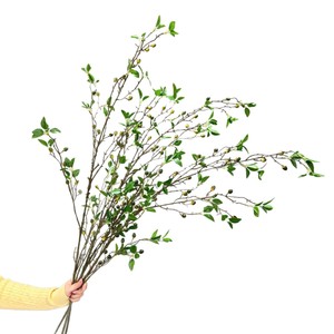 Branche d'olivier artificielle Meng Jie, 100cm-200cm de long, feuilles et fruits verts, pour décorations intérieures - Product Image 5