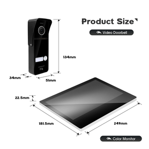 New Arrival video chuông cửa máy ảnh cửa Hệ thống mở Night Vision cổng TCP/IP Video <span class=keywords><strong>intercom</strong></span> - Product Image 4