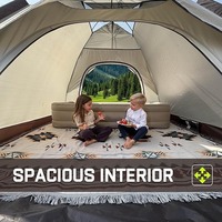 Tente instantanée 4 saisons OEM, installation en 60 secondes, imperméable, pour le camping en famille, la randonnée, la plage ou autres activités de plein air