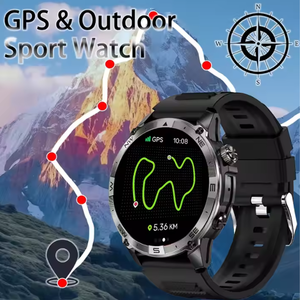 SENBONO açık GPS Smartwatch BT çağrı kalp hızı spor modları su geçirmez spor izci pusula fonksiyonu uyumlu IOS Android - Product Image 2
