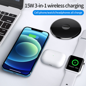 Cargador Inalámbrico Rápido Portátil Integrado en el Escritorio de Oficina, Cargador Inalámbrico de 15W para Apple Watch Ultra, Teléfono Celular, <span class=keywords><strong>Airpods</strong></span> - Product Image 6
