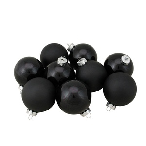 Los artículos de <span class=keywords><strong>Navidad</strong></span> irrompible negro de <span class=keywords><strong>Navidad</strong></span> bola de cristal con diferentes formas - Product Image 1