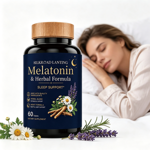 Complément Alimentaire en Comprimés à Base de Plantes avec Mélatonine, Camomille, Valériane, Passiflore et L-Théanine, 60 Comprimés - Product Image 1