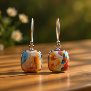 Colgantes y Dijes de Moda, Aleación Plateada con Cristales y Diamantes de Imitación, Joyería Unisex Moderna - Product Image 2