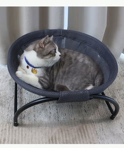 Cama para Gatos Desmontable y Lavable, Elevada y Transpirable, Hamaca Independiente para Dormir Mascotas, Diseño Sólido - Product Image 6