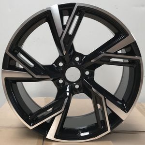 Jantes en alliage d'aluminium noires de 18 pouces, 19 pouces et 20 pouces, adaptées aux modèles Audi et Volkswagen - Product Image 2