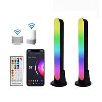 Lampe de Table LED RGB avec prise USB, nouveau Design de 10W, application IR, contrôle Wifi intelligent, pour chambre d'ordinateur, chevet