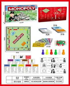 Jeu de société anglais personnalisé pour enfants : <span class=keywords><strong>Monopoly</strong></span> - Tour du monde des propriétés - Jeu de cartes familial amusant - Product Image 6