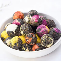 Thé Zhongrun, fleurs séchées artisanales chinoises, saveurs de fruits, 20 magnifiques boules de thé en fleurs, soin de beauté, santé, origine Zhejiang, sous vide