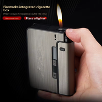 JIAXIN Bestseller transfrontalier – Étui à cigarettes en aluminium moderne, minimaliste et élégant, à 10 compartiments, avec ouverture automatique