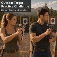 Nouvelle catapulte à fronde semi-automatique portable pour la chasse en plein air, la compétition de tir, les frondes et accessoires, balle métallique 8 mm