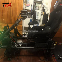 aluminium simulateur de cockpit de course siège voiture conduite simulateur de course jeu de cockpit simulateur de course