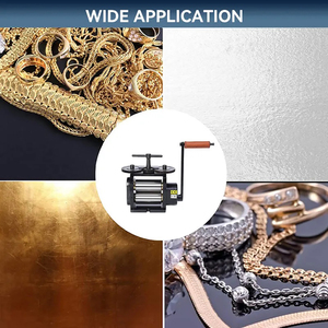 เครื่องรีดโลหะแบบมือหมุน รุ่นใหม่ ยี่ห้อ Kinway ขายดี สำหรับงานเครื่องประดับ รีดลวดและแผ่นโลหะ ใช้ได้กับทองและเงิน - Product Image 6