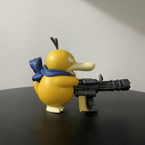 Figura de PVC de Psyduck con Pistola Gatling de la Serie Trumpet, Juguete de <span class=keywords><strong>Pato</strong></span> Adorable, Modelo Creativo de Colección, Periférico de Anime, Regalo de Cumpleaños - Product Image 5