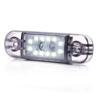 Luz de Posición Lateral LED ECE E-mark, Lámpara de Advertencia Ámbar Blanca Roja, Luz de Señalización Impermeable para Camión, Camioneta, Autobús