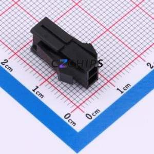 43020-2R Housing (Wire-to-Board / Wire-to-Wire) P=3mm Connector ( Jack Structure: 2x1P )( Pitch: 3mm )( Row Spacing: 3mm ) - Product Image 2