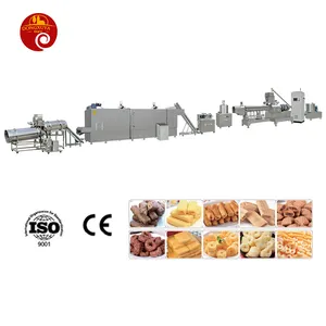 CE Certification Stainless Steel Factory Price Maize Corn Puffs Snack Processing Puffed Snacks Production Line