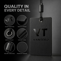 Etiqueta colgante de terciopelo ZX para bolsas de lencería de lujo y zapatos - Papel reciclado de tacto suave con logotipo en lámina dorada y lazo de cinta de satén