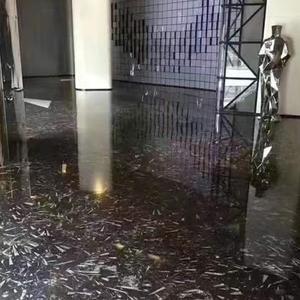 Dalles de pierre fossile noire polie moderne TMZ et dalles de Jura océanique pour salle de bain, meuble-lavabo, cuisine et comptoirs de villa - Product Image 4