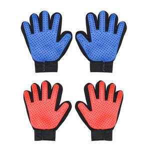 Massaggio pulizia Deshedding Brush Cat Gentle Dog Grooming <span class=keywords><strong>Glove</strong></span>, Bathing Pet Hair Remover guanti da bagno in Silicone per animali domestici - Product Image 3