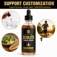 GMP ISO NSF Non Gmo COA Certified Zeolite Drops Clinoptilolite Zeolite Advanced Blend Custom Private Label OEM ODM Service