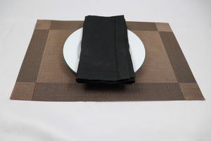Nappe de table professionnelle en lin fait main 60x60cm avec ourlet double couture pour hôtels et restaurants - Product Image 5