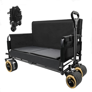 Vente en gros d'usine, détails ergonomiques réfléchis, sac isotherme <span class=keywords><strong>de</strong></span> jardin d'extérieur détachable <span class=keywords><strong>de</strong></span> 31 L, <span class=keywords><strong>chariot</strong></span> <span class=keywords><strong>de</strong></span> <span class=keywords><strong>plage</strong></span> <span class=keywords><strong>pliable</strong></span> 3 en 1 <span class=keywords><strong>de</strong></span> 500 LBS - Product Image 2