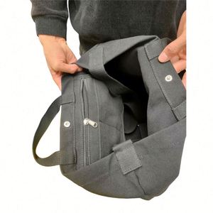 Custom Logo <b>Large</b> Totes Bags Bulk Utility Nurse Canvas Tote Bag With Zip - Product Image 4