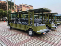Bus électrique de tourisme fiable à 4 roues motrices pour 8, 11, 14, 17, 23 ou 27 passagers, idéal pour les stations balnéaires, les parcs et les zones touristiques.