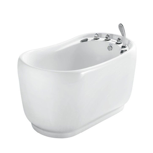 KMRY Baignoire moderne <span class=keywords><strong>en</strong></span> acrylique personnalisée Petite baignoire <span class=keywords><strong>spa</strong></span> autoportante pour la maison et l'hôtel Conception ovale ronde - Product Image 4