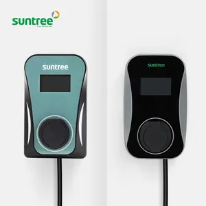 Suntree Manufacturer 32A Type2 Electric Vehicle Charging station 11KW home wall mounted AC fast electric charger