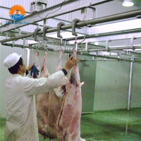 Línea Completa de Matadero para Ovejas/Cabras, 200-500 Cabezas/Hora, Transportador Automático y Despellejado, Diseño de Proyecto Llave en Mano