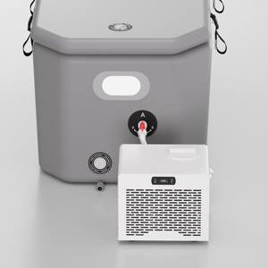 Bañera Inflable Portátil para Baño de Hielo al Aire Libre con Mini Enfriador de 0.8HP para Ejercicio y Recuperación Física - Product Image 4