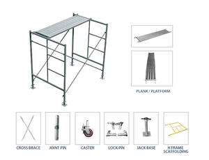 Système d'échafaudage mobile pour la construction, système d'échafaudage à cadre, planche d'échafaudage - Product Image 2