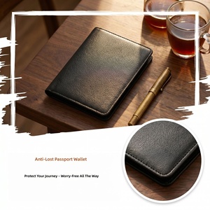 Porta Pasaportes Inteligente Clásico Compatible con Apple Find My, con Batería Recargable, Rastreador Global, Funda de Cuero para Pasaporte, Regalo Disponible en Stock - Product Image 6