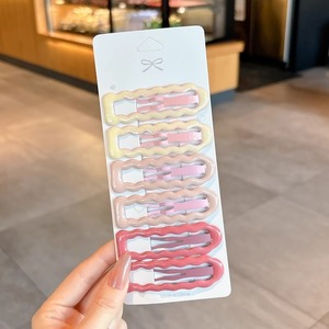 Haarclips Voor Meisjes 6 Stuks Geen Slip Metalen Snap Haarspeldjes Voor Kinderen Tieners Schattige Snoep Kleur Haarspelden - Product Image 4