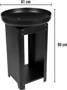 <span class=keywords><strong>Brasero</strong></span> de jardin, foyer, barbecue, plancha, <span class=keywords><strong>brasero</strong></span> à bois avec grille de cuisson Teppanyaki - Product Image 2