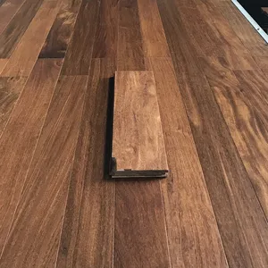 2022 New Solid hardwood Sucupira wood flooring Brodie beans indoor usage 18mm