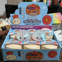 Luckykoo Kawaii Toy Smile Surprise Colored Viral Blind Box Bun Giant Glitter Mystery Mini Dumpling Squishy
