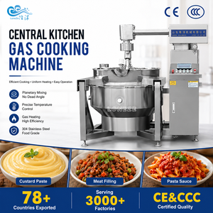 Marmite de cuisson à agitation continu avec chauffage au gaz, mélangeur planétaire automatique <span class=keywords><strong>pour</strong></span> sauces chili, <span class=keywords><strong>pour</strong></span> fabricants professionnels de sauces - Product Image 1