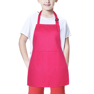 Ensemble de tabliers <span class=keywords><strong>sans</strong></span> manches en Poly coton pour enfants, <span class=keywords><strong>tablier</strong></span> et chapeau de Chef pour la boulangerie, la <span class=keywords><strong>peinture</strong></span>, le jardinage - Product Image 1