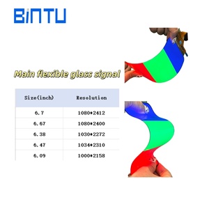 Écran OLED flexible personnalisé de 6,7 pouces, MIPI <span class=keywords><strong>DSI</strong></span> 1080*2412 haute résolution, -20~+70, directement de l'usine ℃   AMOLED flexible à large plage de température OEM/ODM - Product Image 2