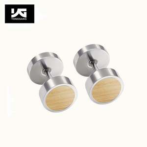 Boucles <span class=keywords><strong>d</strong></span>'oreilles, <span class=keywords><strong>faux</strong></span> Plug rond, boucles <span class=keywords><strong>d</strong></span>'oreilles, bijoux de Piercing, prêt à être expédié en <span class=keywords><strong>bois</strong></span> pour hommes femmes garçon sac Opp tendance - Product Image 3