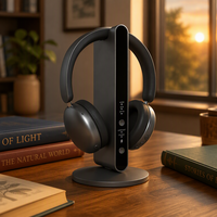 Casque audio Bluetooth LE hybride ANC supra-auriculaire sans fil LC3 Hi-Res longue autonomie avec micro pour le voyage