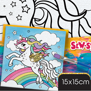 Offre Spéciale bricolage art artisanat toile pour enfants <span class=keywords><strong>peinture</strong></span> par numéro <span class=keywords><strong>licorne</strong></span> pré-imprimé acrylique encadré toile <span class=keywords><strong>peinture</strong></span> kit pour enfants - Product Image 6