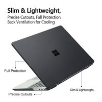 Coque pour ordinateur portable Microsoft Surface Laptop 3 4 5 15 pouces 1872 1873 1953 1979, mat, transparent, antidérapant, robuste, pour ordinateur portable
