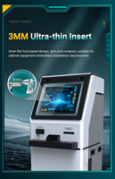 Pantalla HMI de 8 Pulgadas 4:3 P65 Resistente al Agua, Panel Táctil Industrial Integrado con Android 14 RK3568 J1900 Core I3 I5 I7