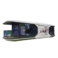 Maison capsule spatiale moderne, détachable, préfabriquée, verte, à double isolation, imperméable et durable de l'usine JJM pour hôtel ou bureau