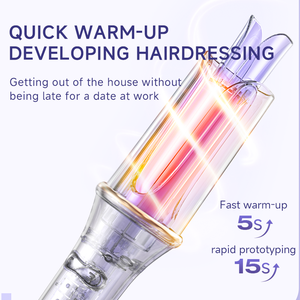 Otomatik profesyonel elektrikli saç bigudi 360 dönen ev & otel kullanımı için PTC ısıtma LED sıcaklık göstergesi - Product Image 3