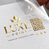 Autocollants de transfert UV DTF personnalisés, imperméables, avec logo en relief 3D, étiquettes en vinyle transparent pour bouteilles, gobelets, verre, plastique